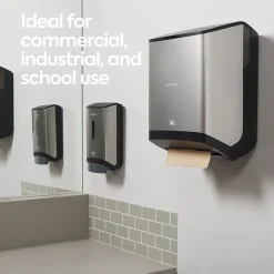 Coastwide Professional J-Series Automatic Hardwound Paper Towel Dispenser, Black/Metallic (CWJAHT-S-CC)