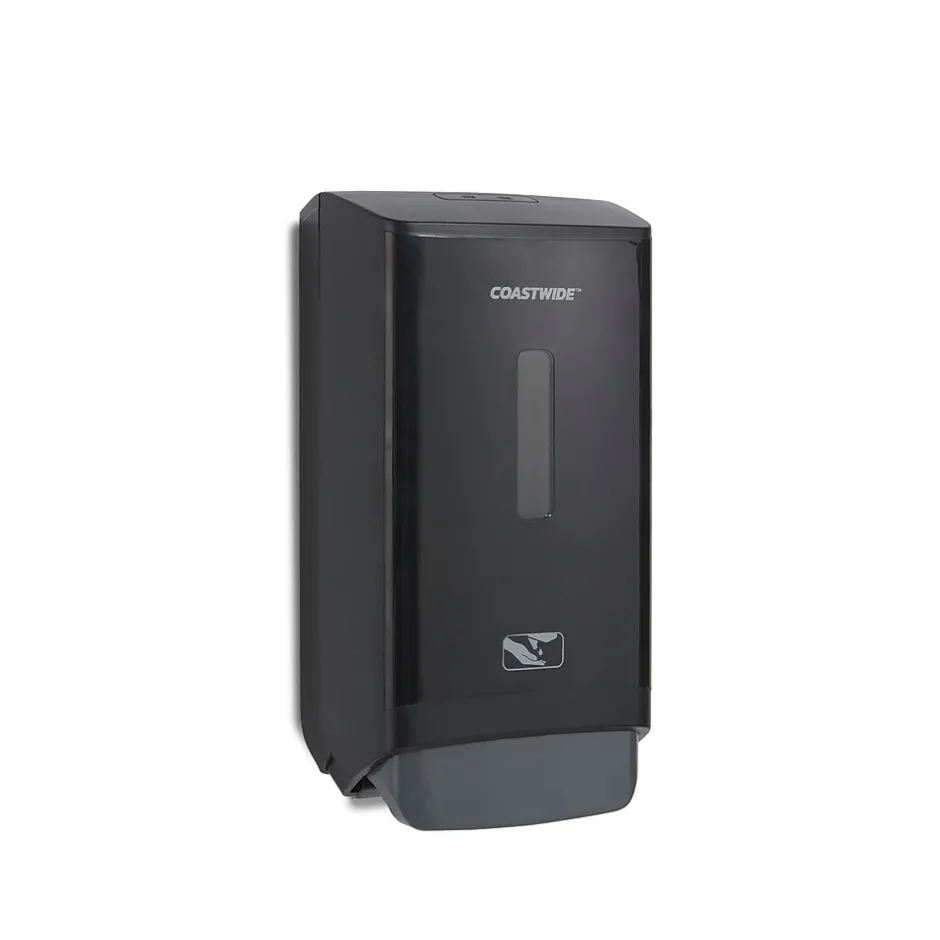 Coastwide Professional ™ J-Series Wall Mounted Hand Soap Dispenser, Black (CWJMS-B-CC)
