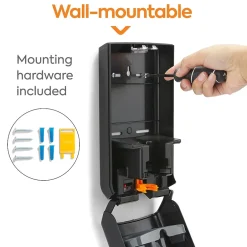 Coastwide Professional ™ J-Series Wall Mounted Hand Soap Dispenser, Black (CWJMS-B-CC)