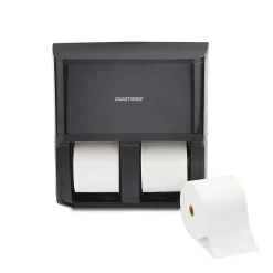 Coastwide Professional â„¢ J-Series Quad Bath Tissue Dispenser, Black (CWJ4BT-B)
