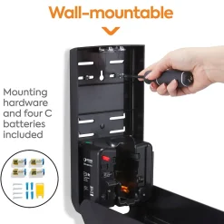 Coastwide Professional ™ J-Series Automatic Wall Mounted Hand Soap Dispenser, Black (CWJAS-B-CC)