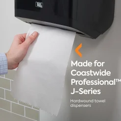 Paper Towels<Coastwide Professional ™ J-Series Recycled Hardwound Paper Towels, 1-ply, 800 ft./Roll, 6 Rolls/Carton (CWJHT-ECO)