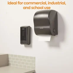 Coastwide Professional ™ Manual Auto-Cut Hardwound Paper Towel Dispenser, Black (CW60832)