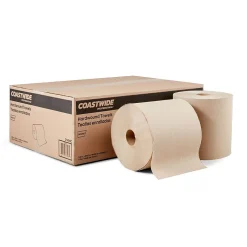 Paper Towels<Coastwide Professional ™ Recycled Hardwound Paper Towels, 1-Ply, 800 ft./Roll, 6 Rolls/Carton (CW20181)