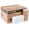 Paper Towels<Coastwide Professional ™ Recycled Multifold Paper Towels, 1-ply, 250 Sheets/Pack, 16 Packs/Carton (CW25384)