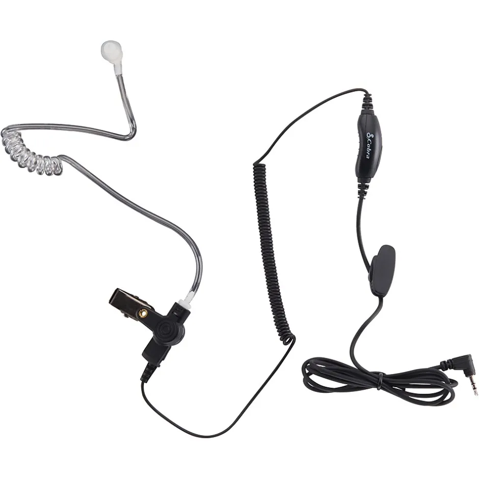 Cobra Surveillance Earbud Headset with Microphone, 3.5mm, (GA-SV01)* Headsets