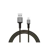 CODi 6' USB-A to Lightning Braided Nylon Charge & Sync Cable, Black (A01070)