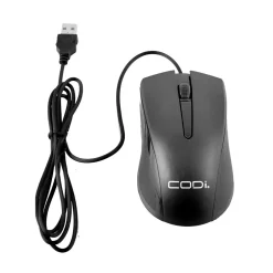 CODi Wired Ambidextrous Optical Desktop Mouse, Black (A05017)* Ergonomic Mice