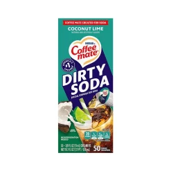 Milk & Creamer<Coffee mate Dirty Soda Coconut Lime Dairy Free Liquid Creamer, 0.38 fl. oz., 50/Box (12601355)