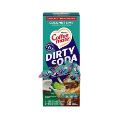 Milk & Creamer<Coffee mate Dirty Soda Coconut Lime Dairy Free Liquid Creamer, 0.38 fl. oz., 50/Box (12601355)