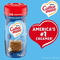Milk & Creamer<Carnation Coffee mate French Vanilla Powdered Creamer, 15 Oz. (35775)