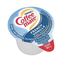 Milk & Creamer<Coffee mate French Vanilla Dairy Free Liquid Creamer, 0.38 oz., 180/Box (NES18001)