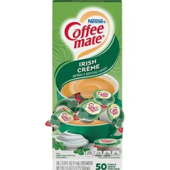 Milk & Creamer<Coffee mate Irish Crème Liquid Creamer, 0.38 oz., 200/Carton (NES35112CT)