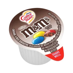 Milk & Creamer<Coffee mate M&M's Dairy Free Liquid Creamer, 0.38 oz., 50/Box (NES64397)