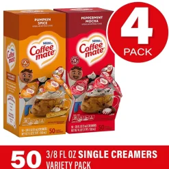 Milk & Creamer<Coffee mate Seasonal Pack Creamer, 50 Count/Pack, 4/Pack (700-00095)