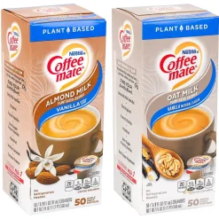 Milk & Creamer<Coffee mate Vanilla Almond Milk & Oat Milk Variety Pack, 200 Count, 4/Pack (600-00772)