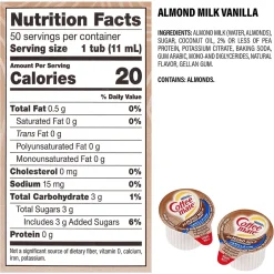 Milk & Creamer<Coffee mate Vanilla Almond Milk & Oat Milk Variety Pack, 200 Count, 4/Pack (600-00772)