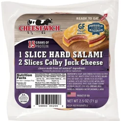 Fresh Groceries<Cheesewich Colby Jack & Hard Salami , 16/ Pack (366-00003)