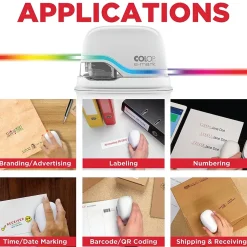 COLOP e-mark Electronic Digital Stamp and Marking Device, Cyan/Magenta/Yellow Ink (039201) Sale