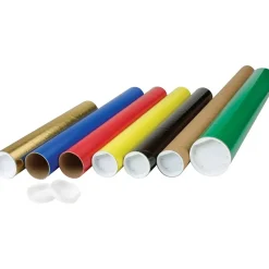 Partners Brand Color Mailing Tubes, 2" x 36", Blue* Mailing Tubes