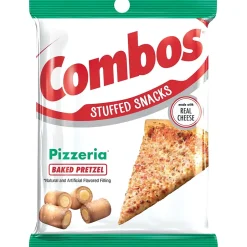 Pretzels<Combos Pizzeria Pretzels Nuggets, 6.3 oz. Bags, 12 Bags/Carton (42006)