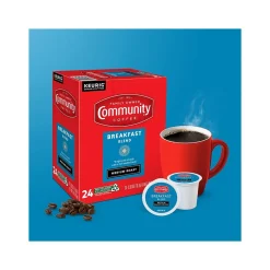 Keurig K-Cups<Community Coffee Breakfast Blend Coffee Keurig® K-Cup® Pods, Medium Roast, 96/Carton (5000374324CT)