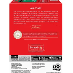 Keurig K-Cups<Community Coffee Cafe Special Decaf Coffee Keurig® K-Cup® Pods, Medium Dark Roast, 24/Box (5000374327)