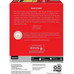 Keurig K-Cups<Community Coffee Cafe Special Coffee, Keurig K-Cup Pod, Medium-Dark Roast, 96/Carton (5000374325CT)