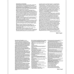 Best 2024 1099 Tax Form, 2-Part, 2-Up, 50/Pack (514450) Tax Forms