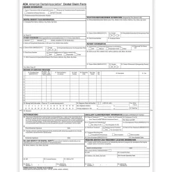Clearance 2024 ADA Dental Claim Forms, 500 Forms/Pack (20241500) Medical Forms