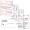 Outlet 2024 1099-INT Tax Form Envelopes, 4-Part, 2-Up, Copies A, B, C, 10/Pack (6106E10) Tax Forms