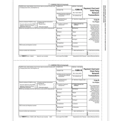 Online 2024 1099-K Tax Form, 1-Part, 2-Up, 100/Pack (5326) Tax Forms