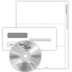 New 2024 1099-NEC Tax Form, Envelopes and LaserLink Software, 3-Up, White, 50/Pack (NEC5173ES) Tax Forms