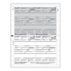 Discount 2024 1099-R Tax Form, 1-Part, 4-Up, Copy B, C, 2, 2, 500/Pack (PS284) Tax Forms
