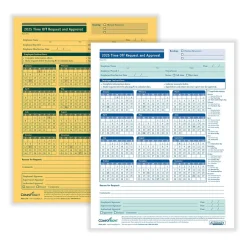 Discount 2025 Time Off Request and Approval Form, 2-Part, 50 Forms/Pack (A0030) Hr Forms
