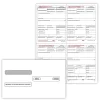Sale 2024 W-2 Tax Form Envelopes/Recipient Copy Only, 1-Part, 4-Up, Copy B, C, 2 and 2 combined, 25/Pack (5205E25) Tax Forms