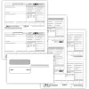 2024 W-2 Tax Form Envelopes/Recipient Copy Only, 5-Part, 2-Up, Copy B, C/2, D/1, 25/Pack (5648E25) Tax Forms