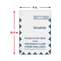 Best CMS-1500 Jumbo Health Care Billing Envelope, 500/Pack (1500LR500) Medical Forms