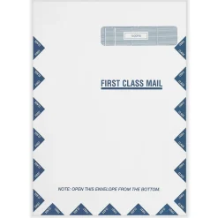 ComplyRight CMS-1500 Self Seal Security Tinted Window Envelope 9" x 12 1/2", White/Blue, 100/Pack (1500RS)* Security Tinted