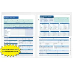 Clearance Concealed Cover Confidential Employee Record Folder, Pack of 25 (A0653) Hr Forms