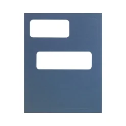 ComplyRight Double-Window Tax Presentation Folder, Blue, 50/Pack (FB01) Discount