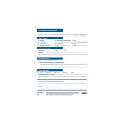Employee Warning Notice Forms, 50/Pack (AR0395) Hr Forms