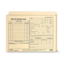 Clearance ™ Expanded Employee Records Folder, Letter Size, Pack of 25 (A5008) Hr Forms