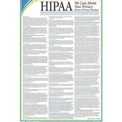 Clearance ™ HIPAA Notice of Privacy Practices Poster (A2123) Medical Forms