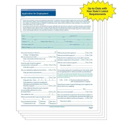 Best ™ New York Job Application, Pack of 50 (A2179NY) Hr Forms