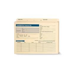 Sale 1-Part Personnel Folder, 25/Pack (A222) Hr Forms