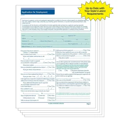 Discount ™ 50-State Job Application (Long Form), Pack of 50 (A0019) Hr Forms