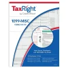 Best TaxRight 2024 1099-MISC Tax Form Tax Form Set with Envelopes, 4-Part, 10/Pack (SC6103E10) Tax Forms