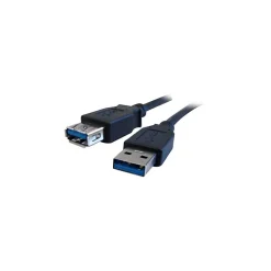 Usb Cables<Comprehensive 15' USB 3.0 Male to Female Data Transfer Cable, Black (USB3-AA-MF-15ST)
