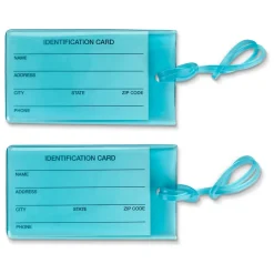 Conair Travel Smart Luggage Tag, Assorted Colors, 2/Pack (TS03XR)